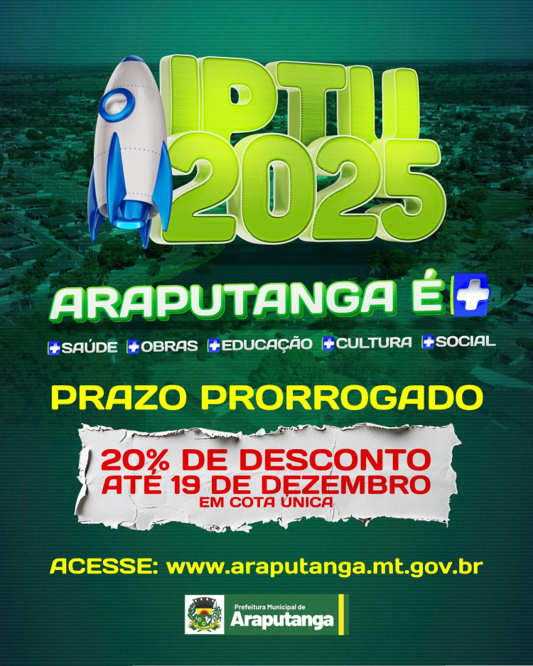 DESCONTO IPTU PRORROGADO