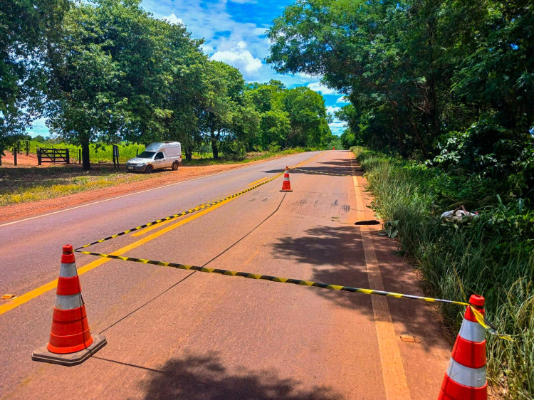 ATENÇÃO NA MT-248 EM FRENTE A FAZENDA TARUMÃ