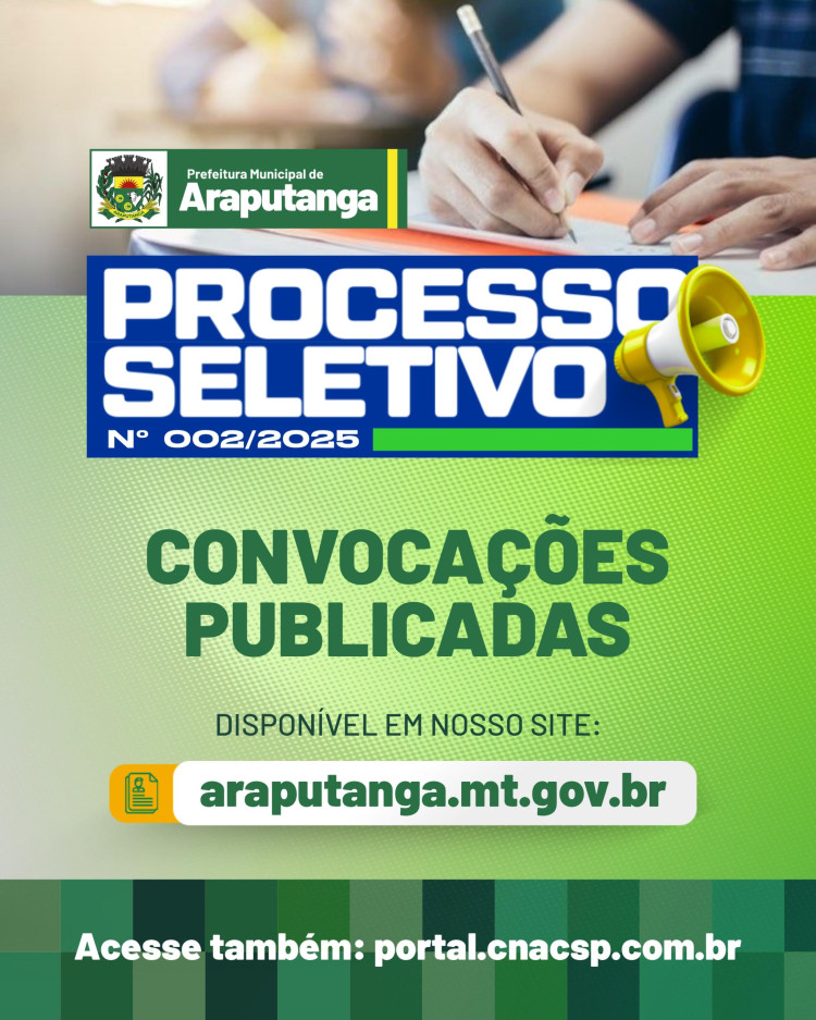PROCESSO SELETIVO 01/2025