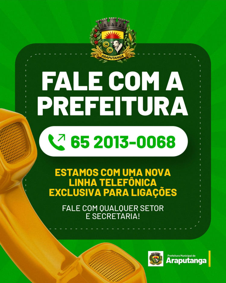 FALE COM A PREFEITURA