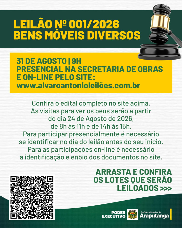 LEILÃO N.º 001/2026