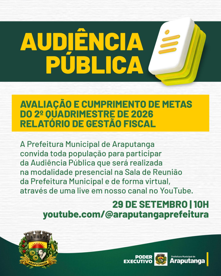 AUDIÊNCIA PÚBLICA | RGF 2026/02
