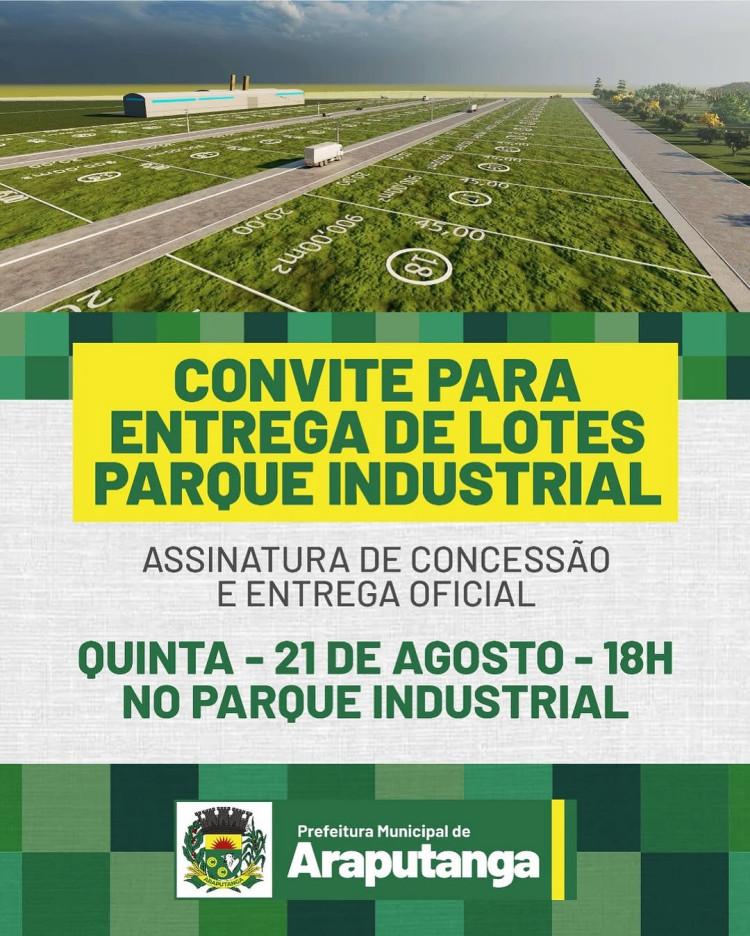 Araputanga Avança com a Entrega Oficial dos Lotes do Parque Industrial