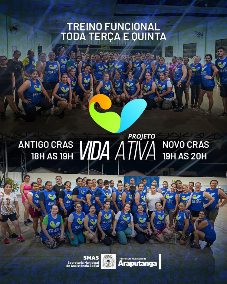 Projeto Vida Ativa — Treinos Funcionais no Antigo e Novo CRAS