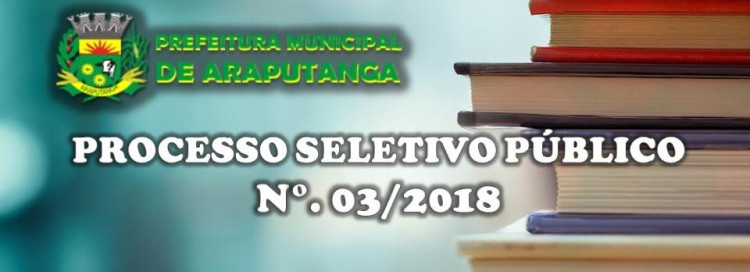 PROCESSO SELETIVO SIMPLIFICADO Nº 03/2018
