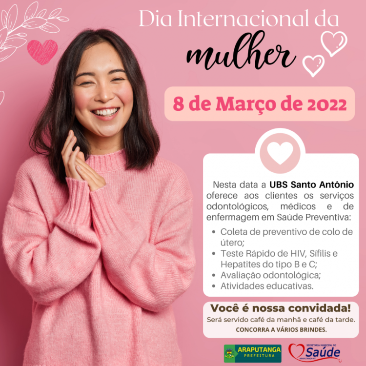 Atenção Mulher, você é nossa convidada!