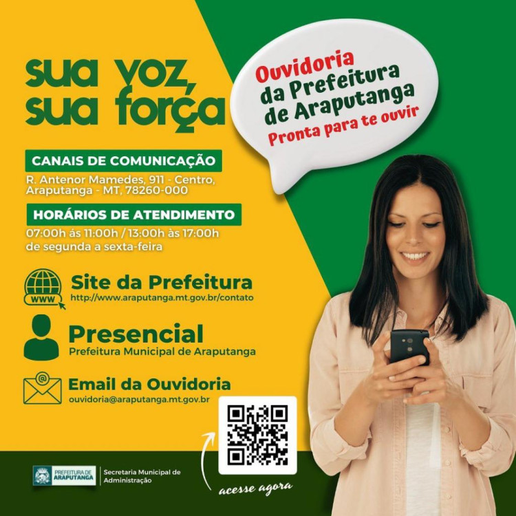 Sua voz, Sua Força