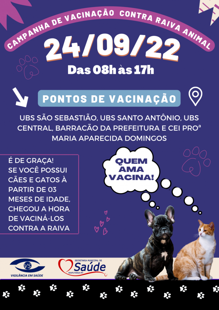 Está chegando o dia!