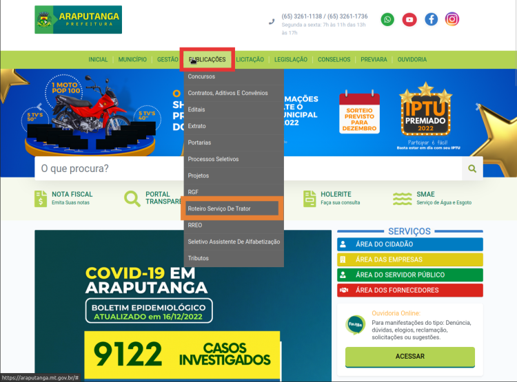 Serviços de horas de trator disponivel